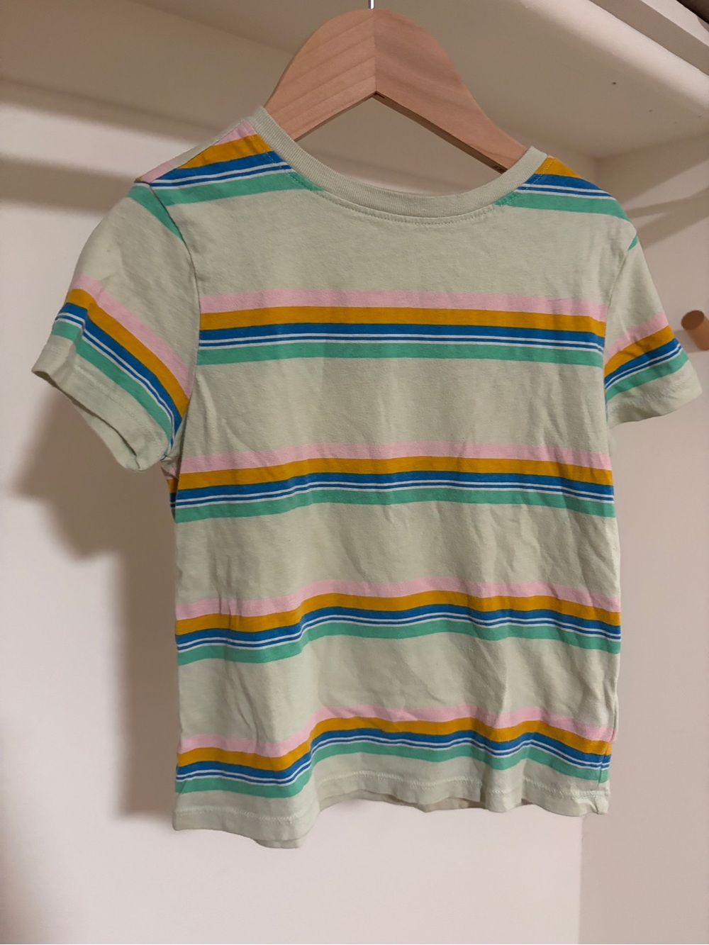 Old Navy | Kids | Mint Green Stripe Short Sleeve Tee | 5T